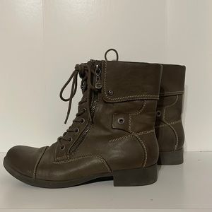 Guess brand combat boots